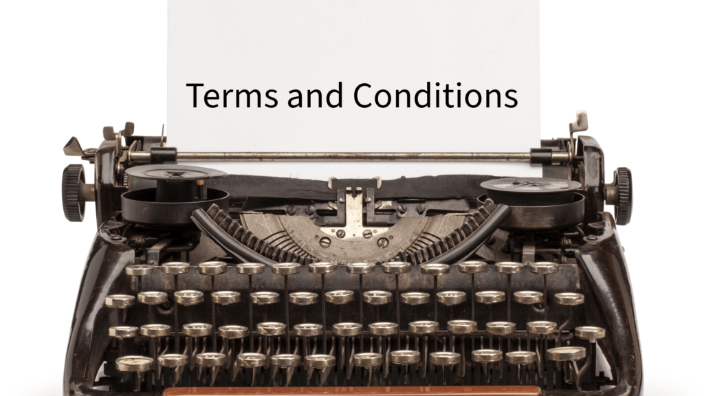 terms and conditions