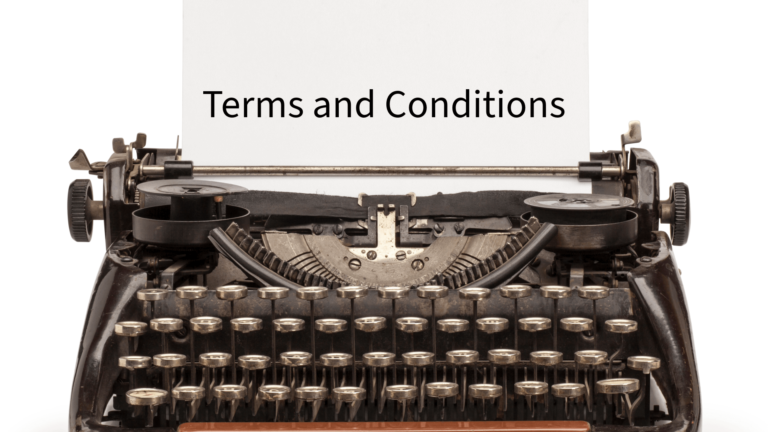 terms and conditions